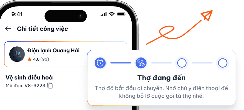 Dễ dàng theo dõi tiến trình xử lý