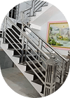 Thi công lan can
cầu thang, ban
công sắt inox