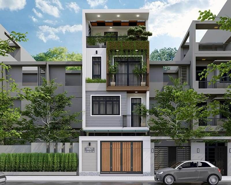 Nhà 3 Tầng 1 Tum – Xu Hướng Thiết Kế Nhà Phố Hiện Đại