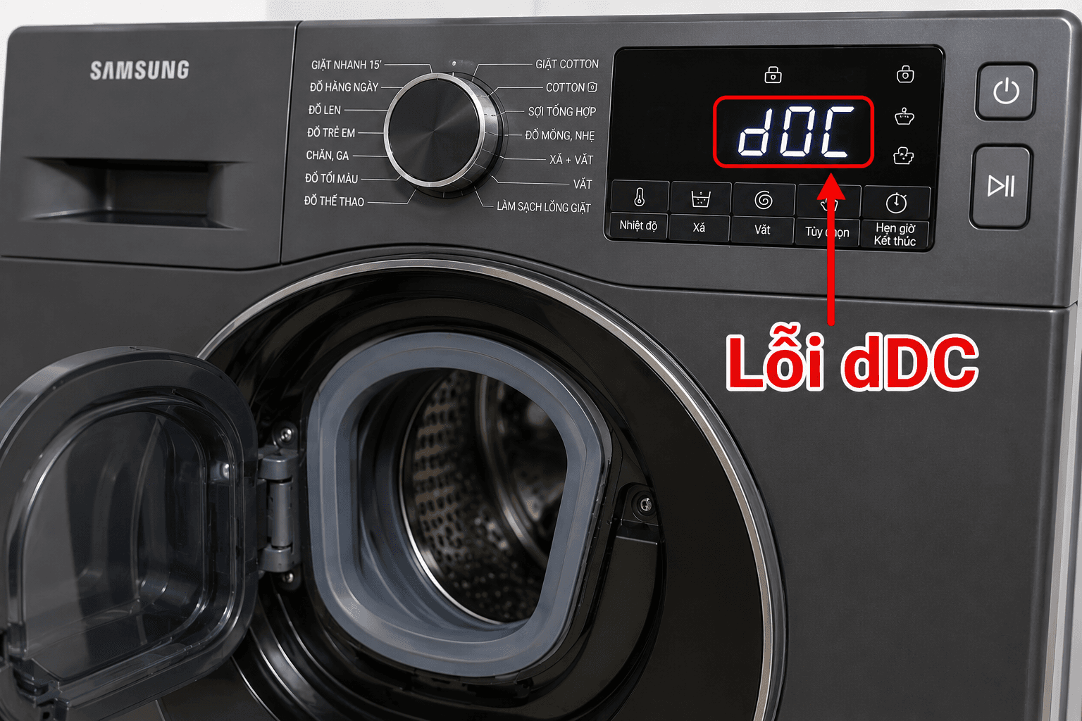 Máy Giặt Samsung Báo Lỗi DDC: Nguyên Nhân & Cách Sửa