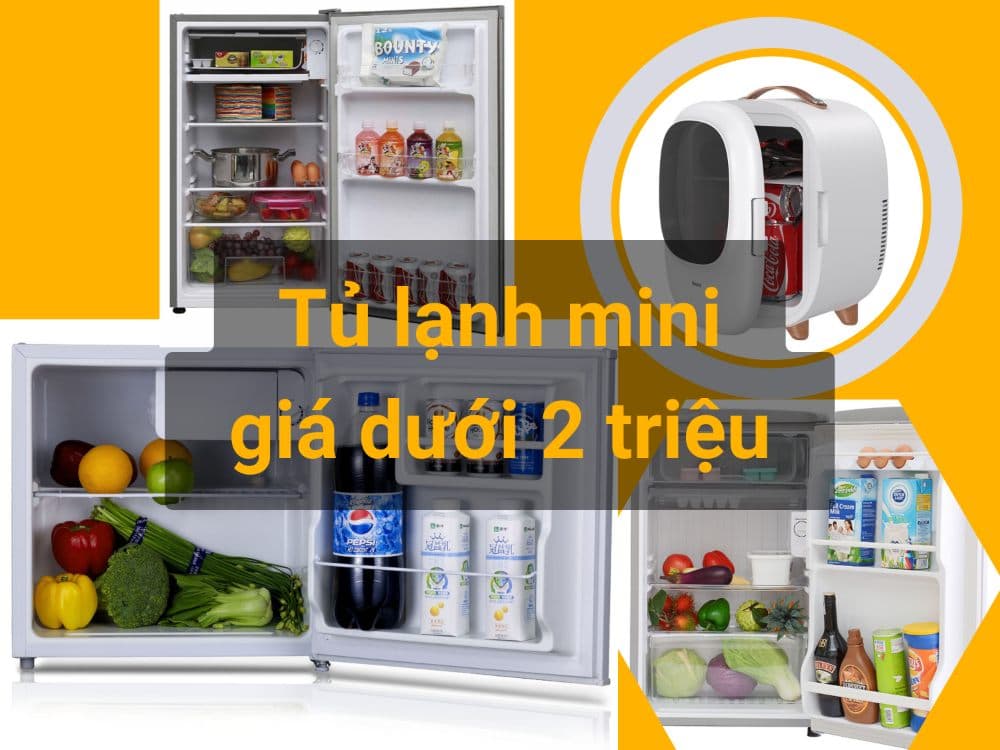 Top 5 tủ lạnh mini giá dưới 2 triệu đáng mua nhất hiện nay