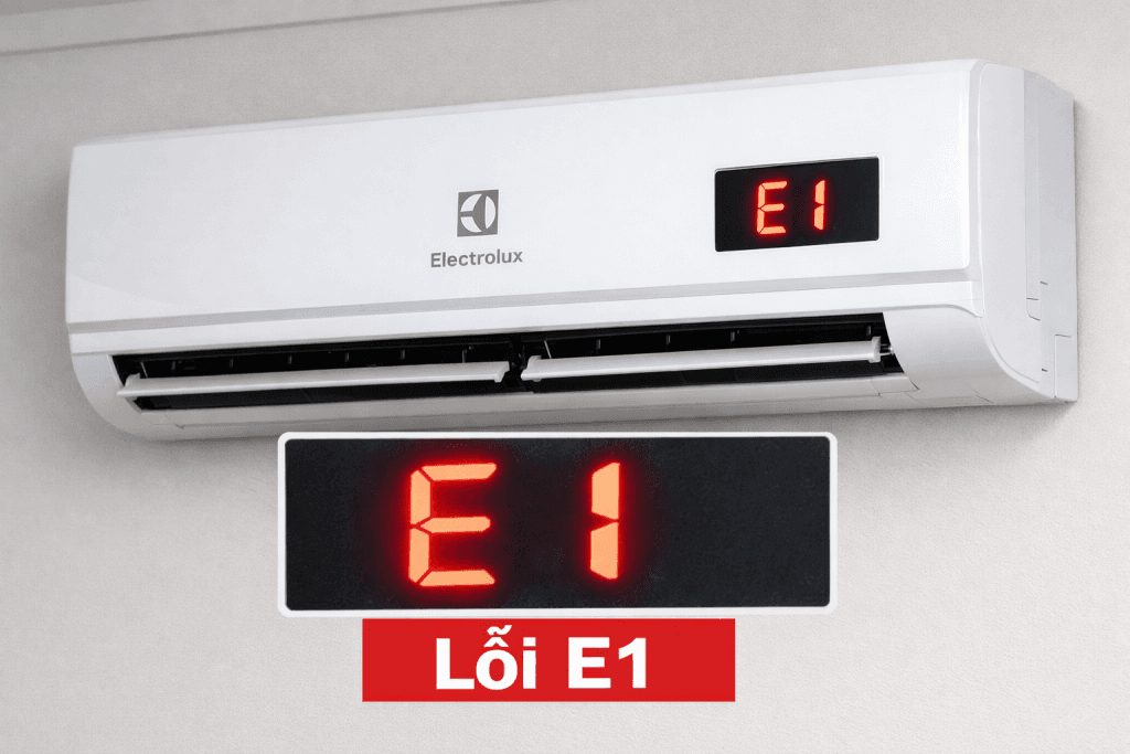 Máy lạnh Electrolux báo lỗi E1: Nguyên nhân và cách khắc phục