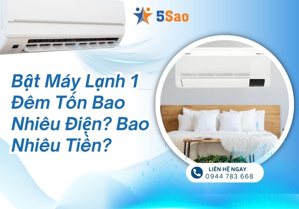 Bật Máy Lạnh 1 Đêm Tốn Bao Nhiêu Điện? Bao Nhiêu Tiền?