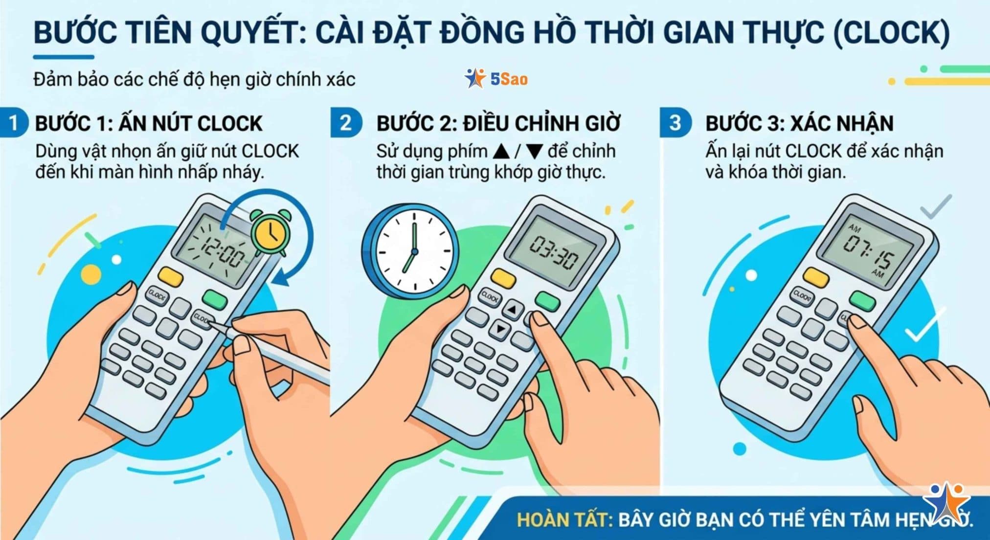 Hướng Dẫn Cách Hẹn Giờ Máy Lạnh Panasonic Chuẩn Xác