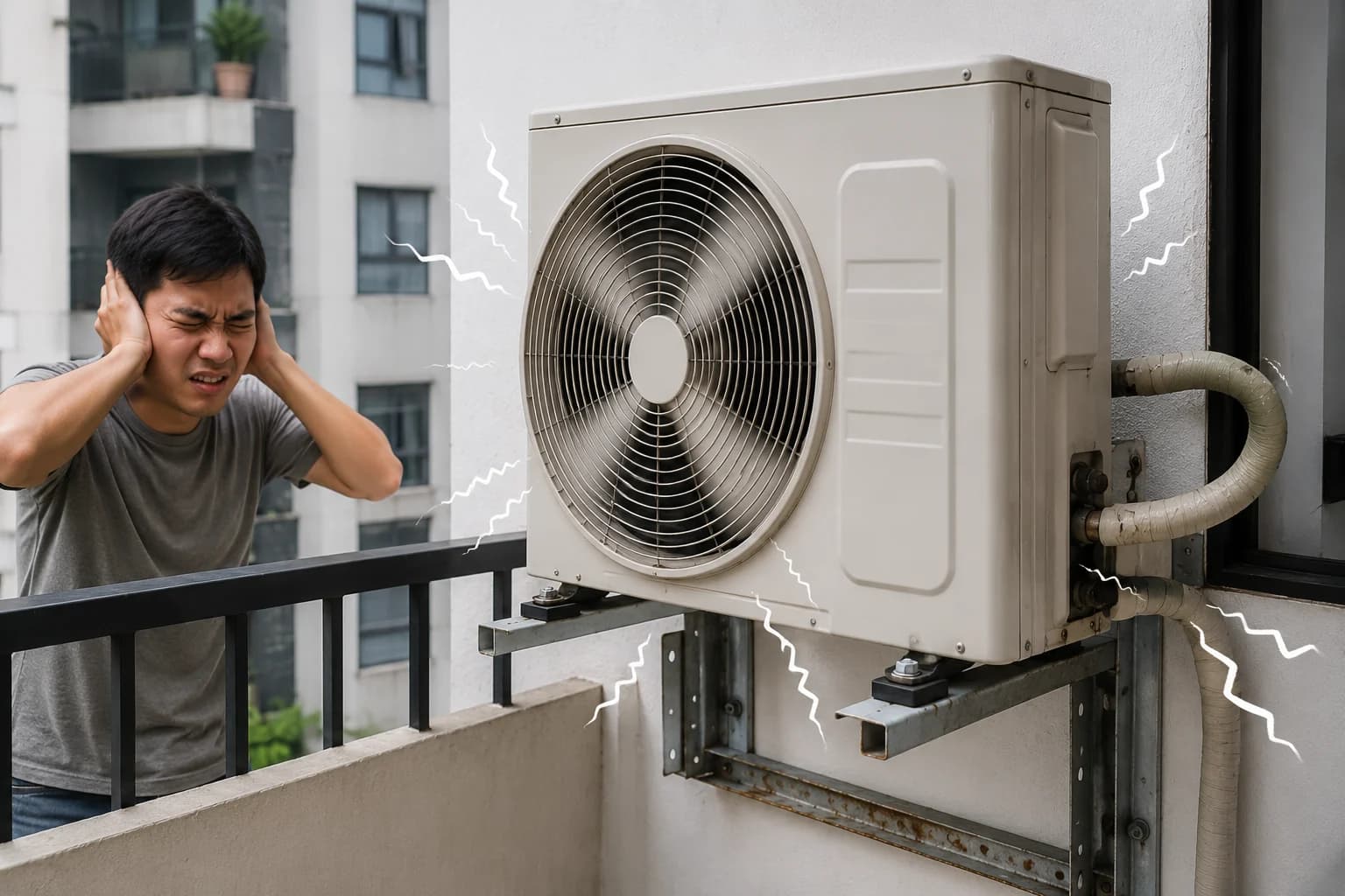 9 Nguyên Nhân Cục Nóng Điều Hòa Kêu Ù Ù & Cách Sửa A – Z