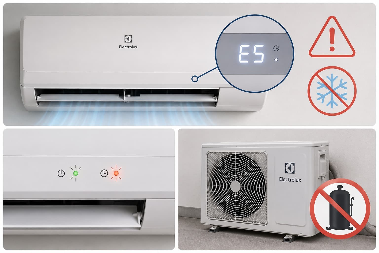 Máy Lạnh Electrolux Báo Lỗi E5: Nguyên Nhân Và Cách Sửa Triệt Để
