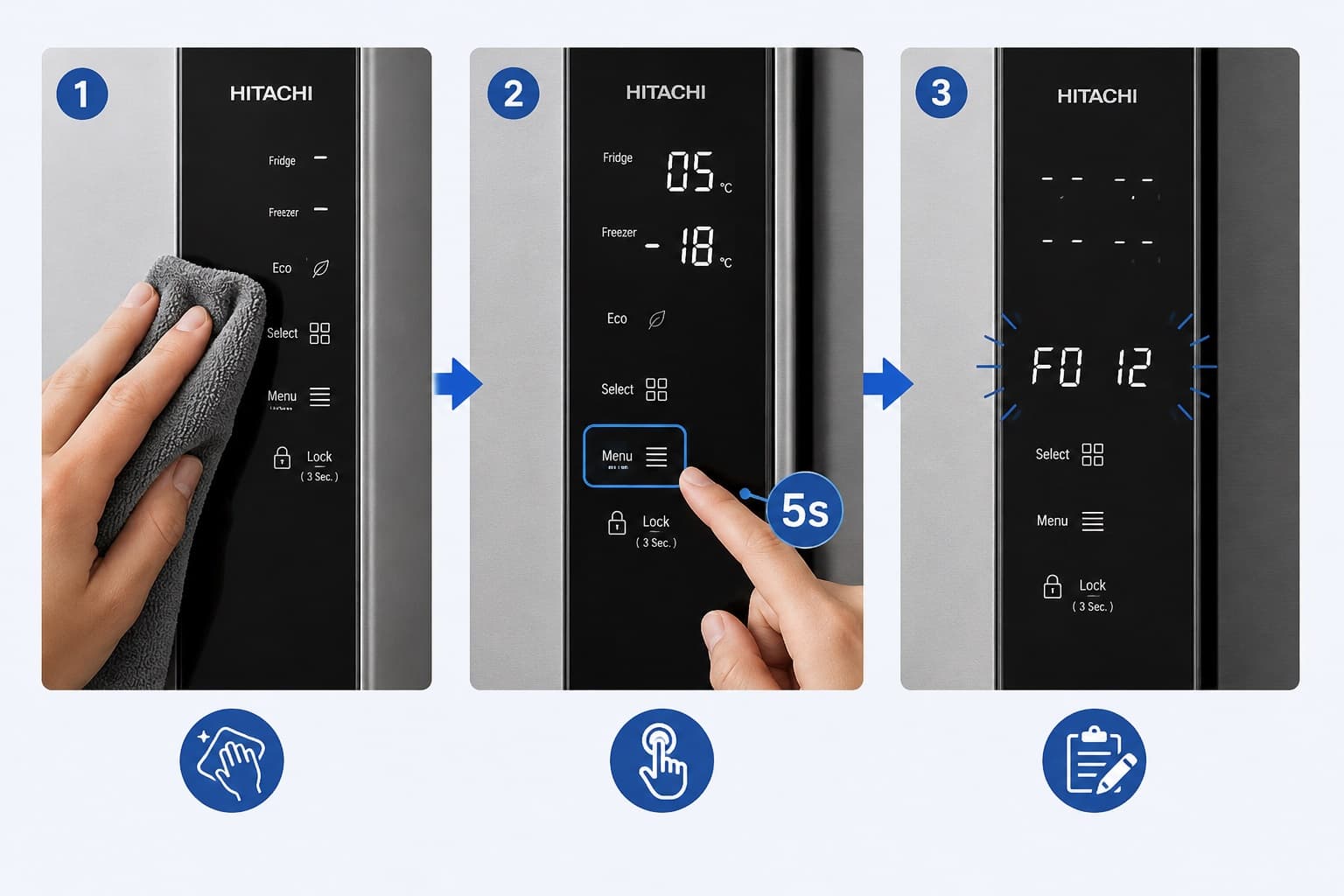 Hướng Dẫn Cách Test Lỗi Tủ Lạnh Hitachi Chi Tiết Mã Lỗi Từ A-Z