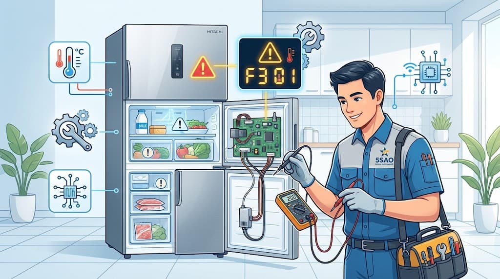Lỗi F3 01 Tủ Lạnh Hitachi: Nguyên Nhân Và Cách Khắc Phục