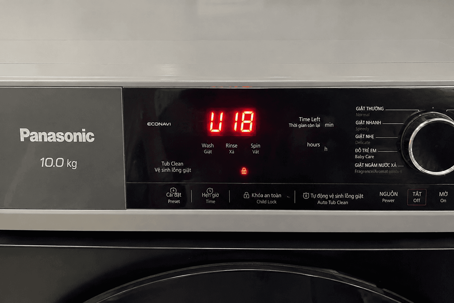Lỗi U18 Máy Giặt Panasonic: Nguyên Nhân & Cách Sửa Tại Nhà