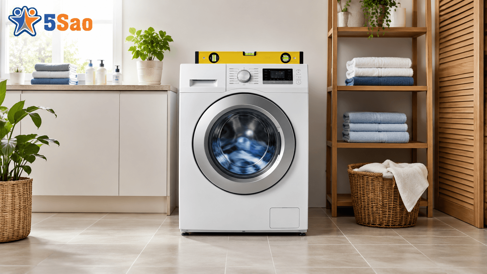 5 Cách kê chân máy giặt không bị chạy chuẩn kỹ thuật (5Sao)