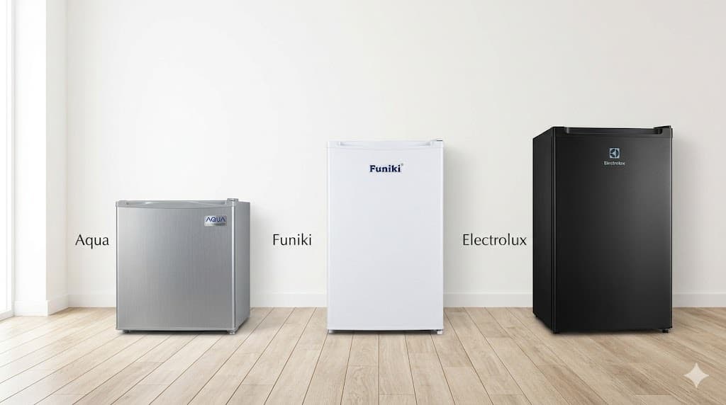 Bảng Tra Kích Thước Tủ Lạnh Mini 50L, 90L, 130L Các Hãng Thông Dụng