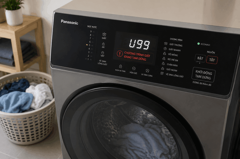 Lỗi U99 Máy Giặt Panasonic: Nguyên Nhân Và Cách Khắc Phục Hiệu Quả
