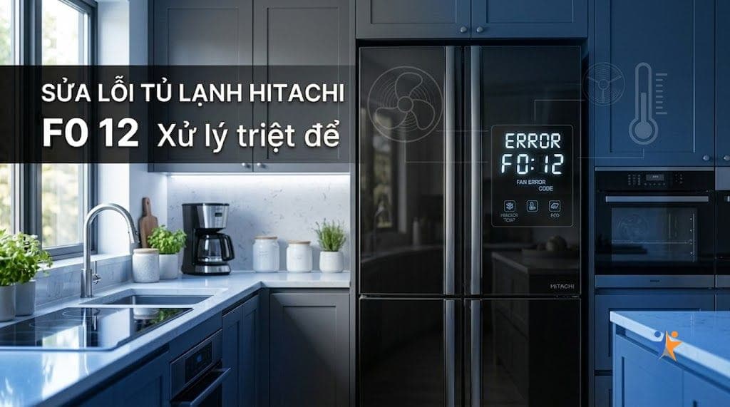 Tủ Lạnh Hitachi Báo Lỗi F0 12: Nguyên Nhân & Cách Sửa 
