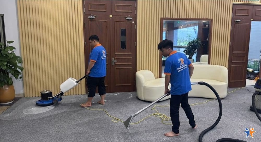 Top 7 dịch vụ giặt thảm văn phòng TPHCM chuyên nghiệp, sạch sâu 
