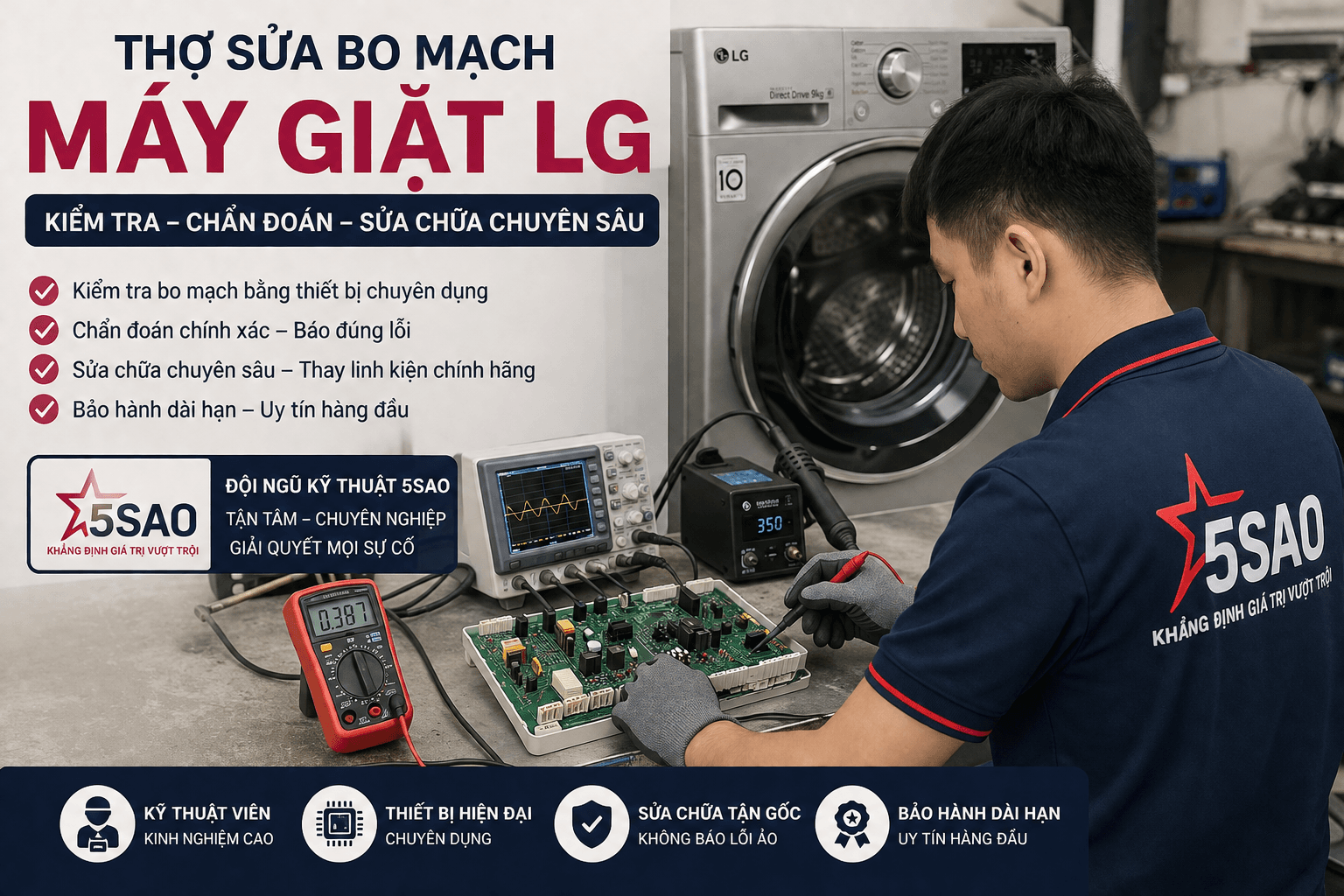 3 Cách reset máy giặt LG Xóa Mã Lỗi Chuyên Nghiệp Từ 5Sao