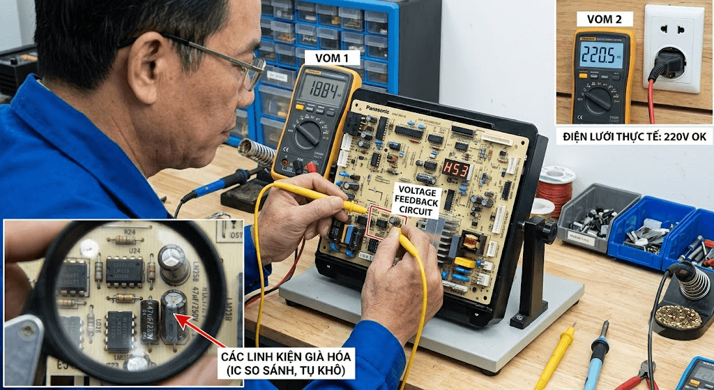 Lỗi H53 máy giặt Panasonic: Nguyên nhân & Cách xử lý (5Sao)