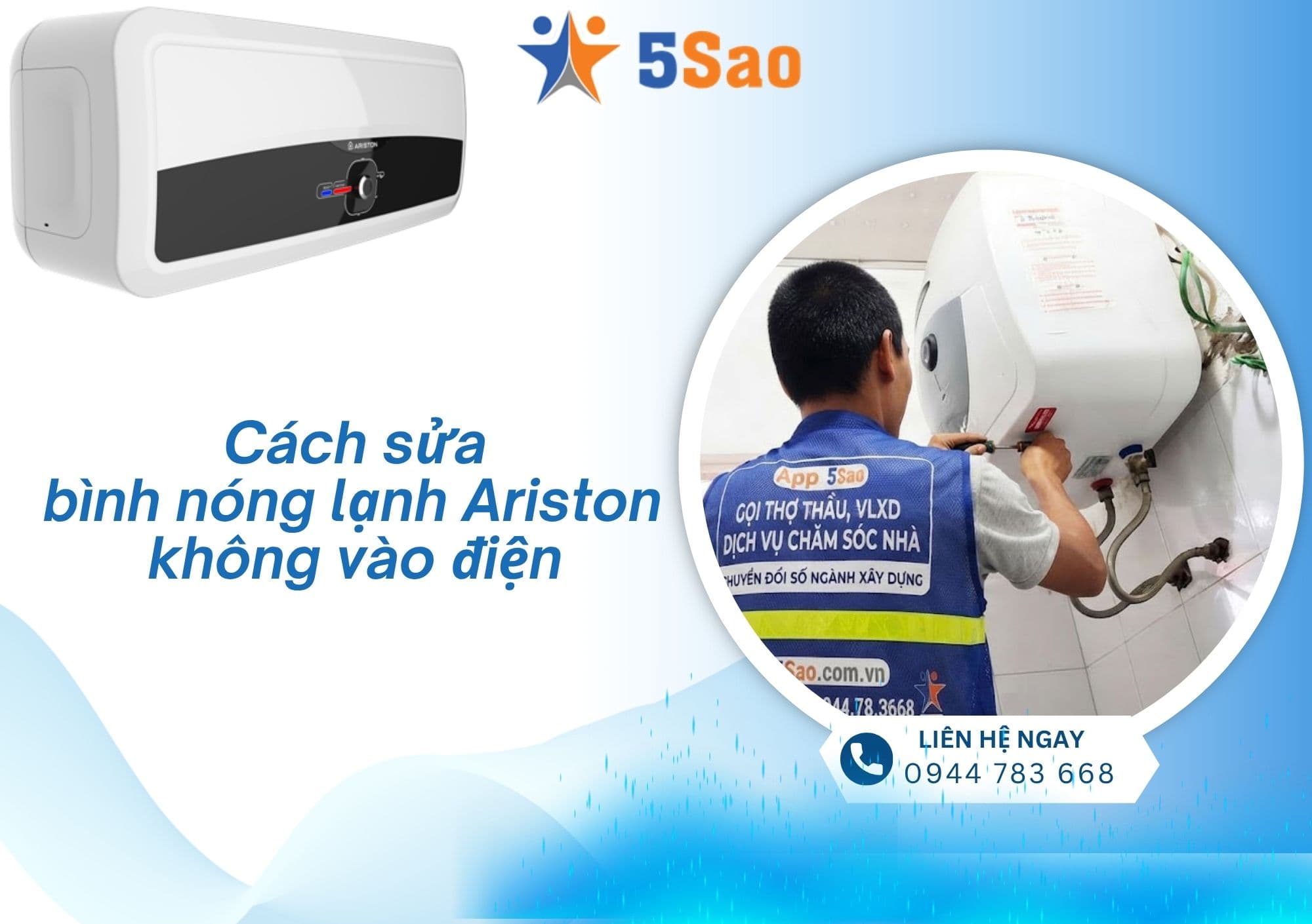 Cách sửa bình nóng lạnh Ariston không vào điện tại nhà