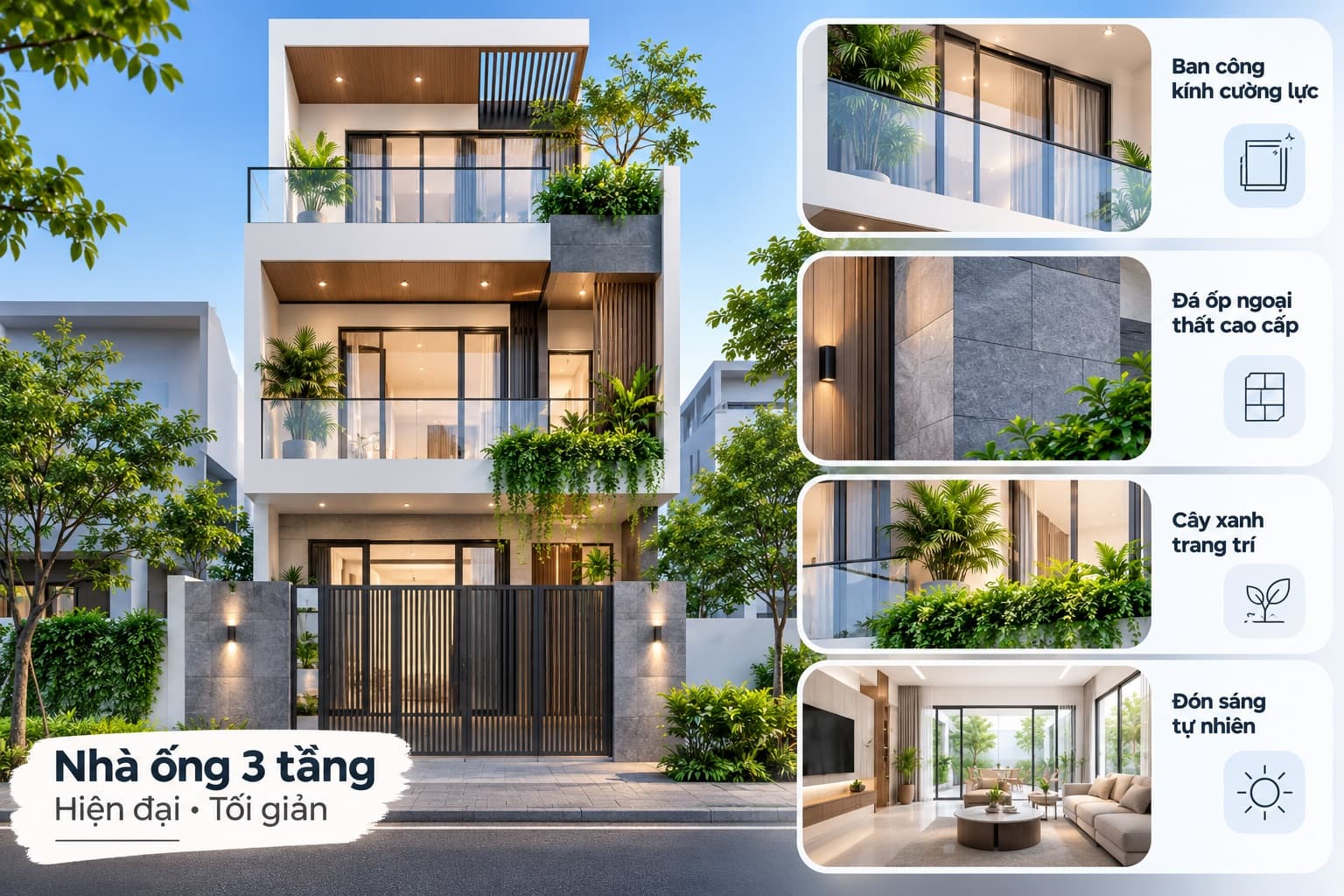 Top 5+ Mẫu Nhà Ống 3 Tầng Đẹp Kèm Bản Vẽ Chi Tiết