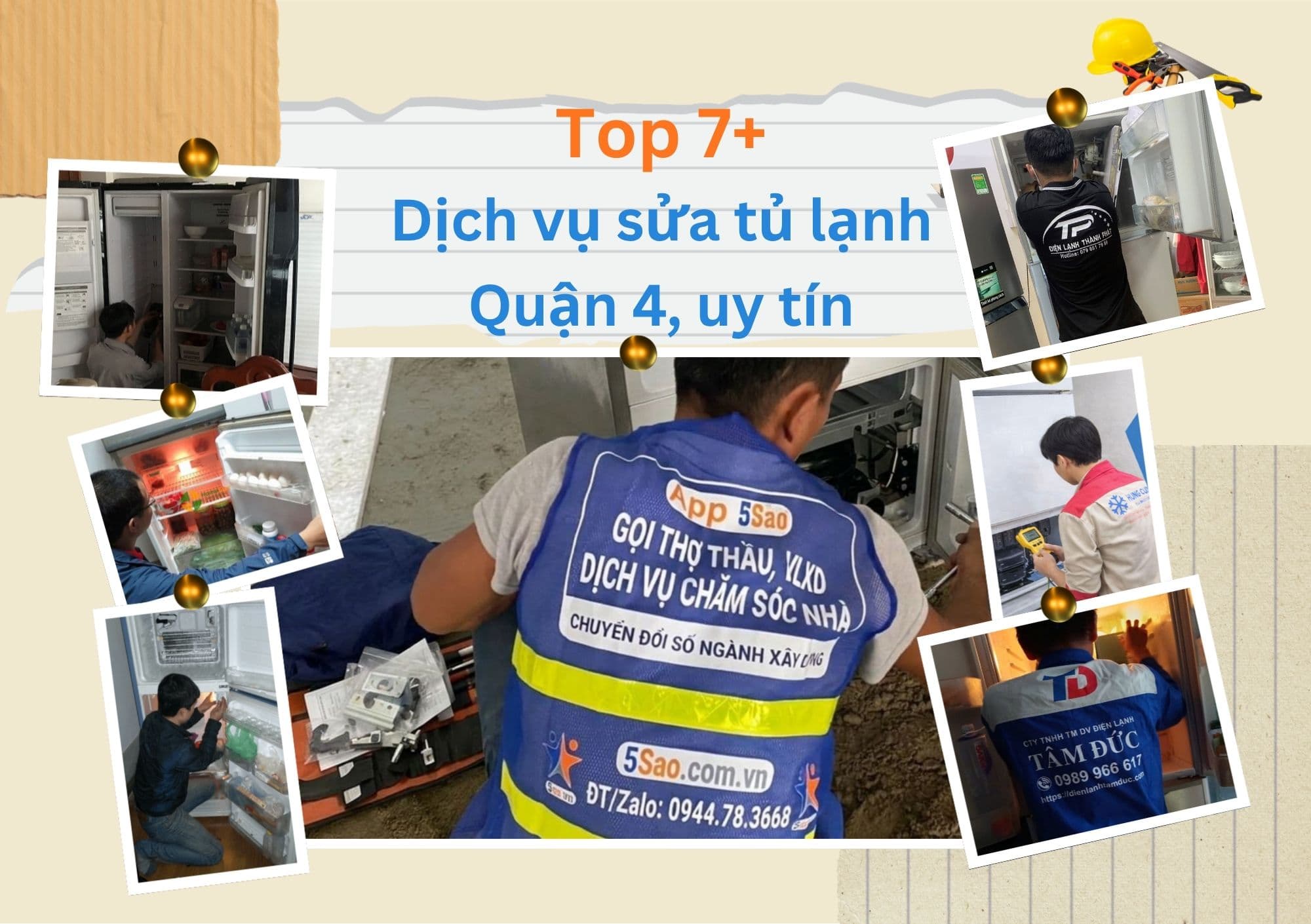 Top 7+ dịch vụ sửa tủ lạnh Quận 4 uy tín, chuyên nghiệp