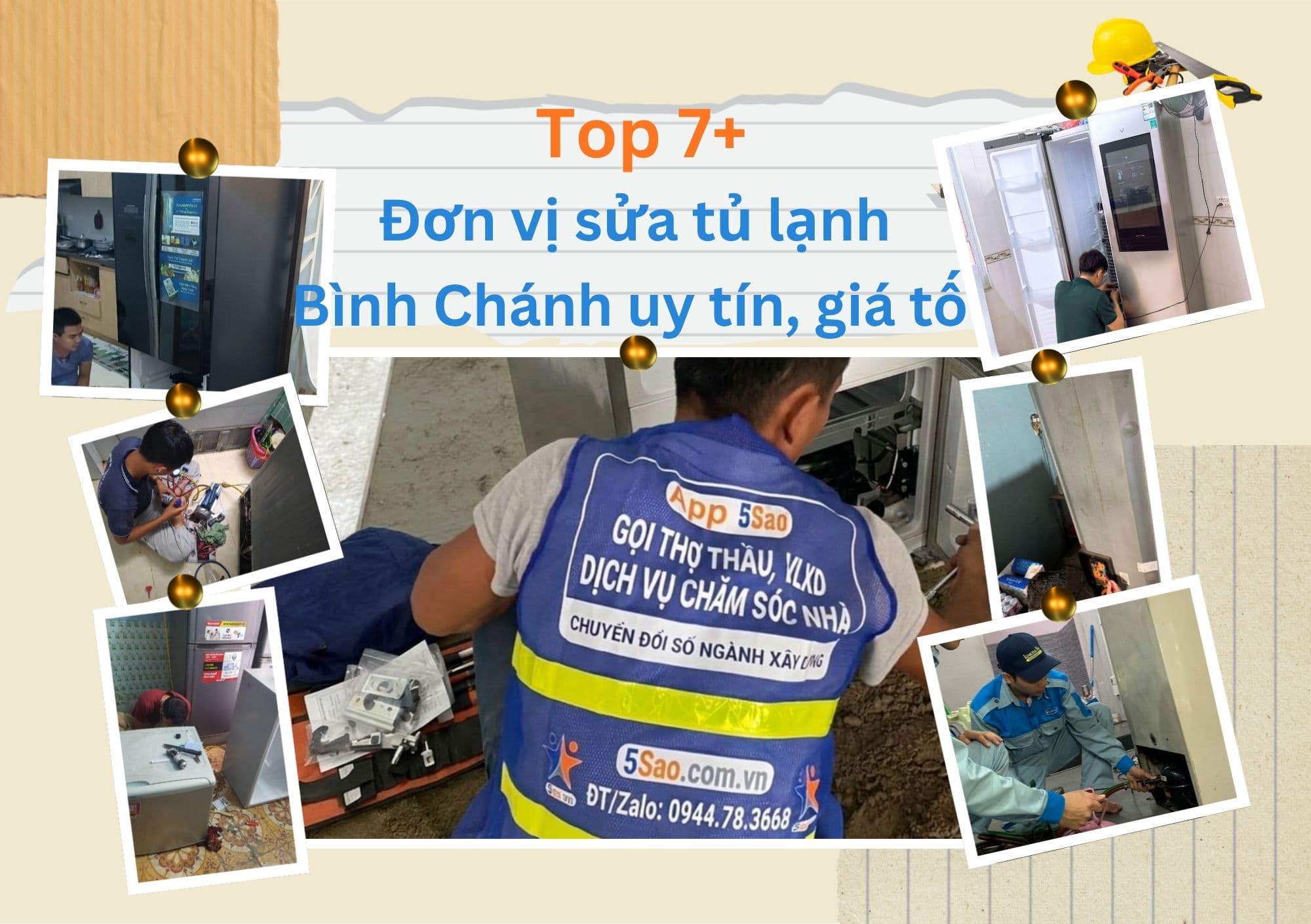 Top 7+ đơn vị sửa tủ lạnh tại Bình Chánh uy tín, chuyên nghiệp