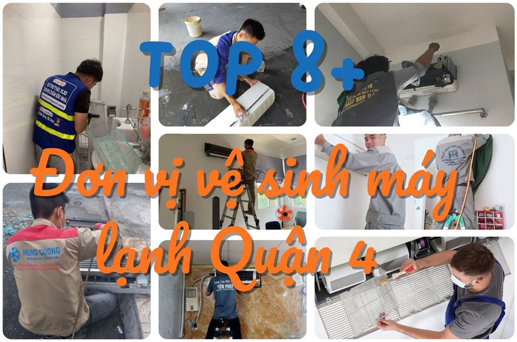 Top 8+ đơn vị vệ sinh máy lạnh Quận 4 uy tín, chuyên nghiệp
