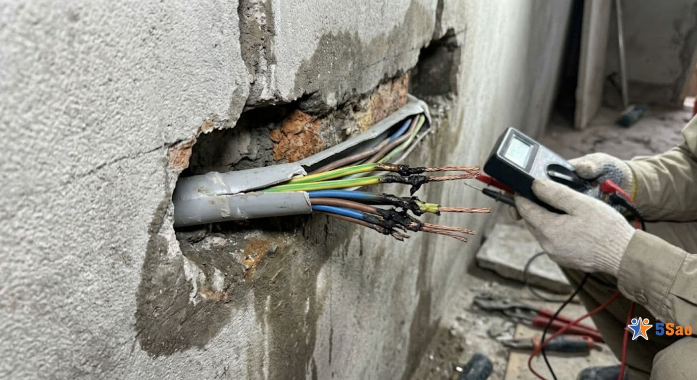 Cách dò dây điện âm tường bị chập chuẩn kỹ thuật