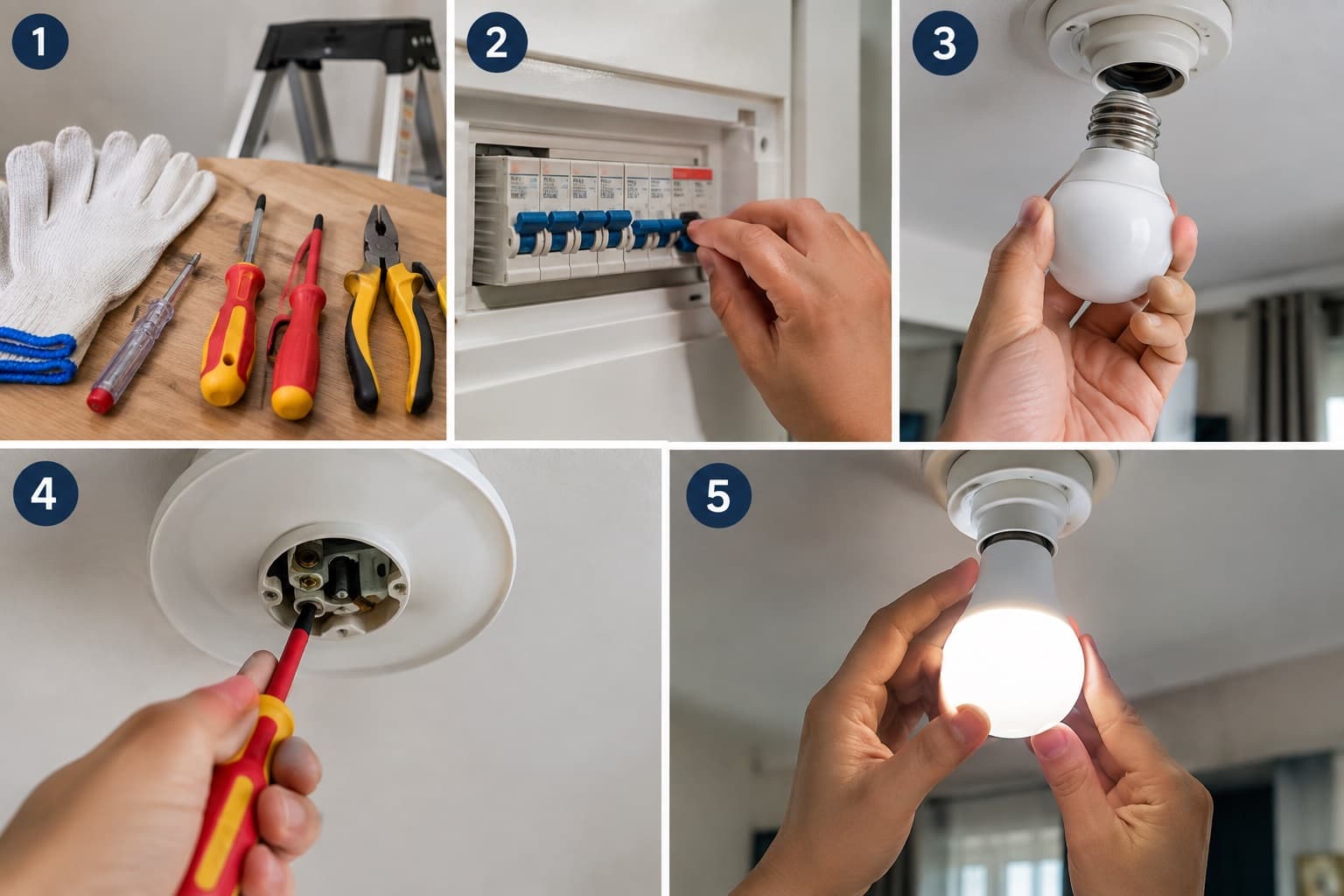 Cách Sửa Bóng Đèn Không Sáng An Toàn, Nhanh Dễ Làm Tại Nhà
