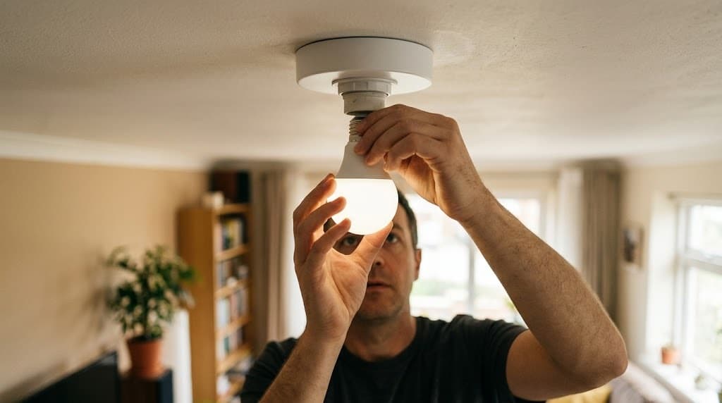 Cách Thay Bóng Đèn LED Tròn An Toàn Tại Nhà Chỉ Trong 5 Bước