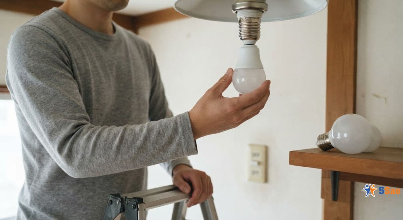 Hướng Dẫn Cách Thay Bóng Đèn Tại Nhà An Toàn, Đơn Giản Từ A-Z