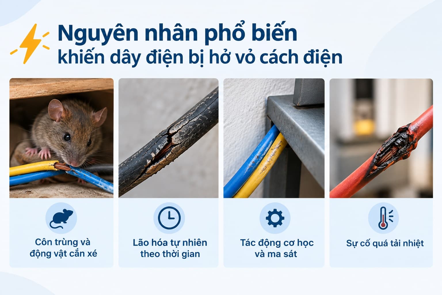 Dây Điện Bị Hở: Nguyên Nhân, Rủi Ro Và Cách Xử Lý An Toàn Tận Nhà