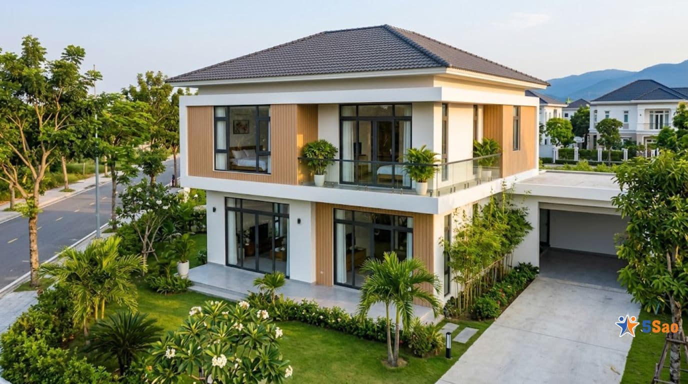 Top Những Mẫu Nhà Vuông 2 Tầng 80m2 Đẹp, Tiết Kiệm Chi Phí 2026