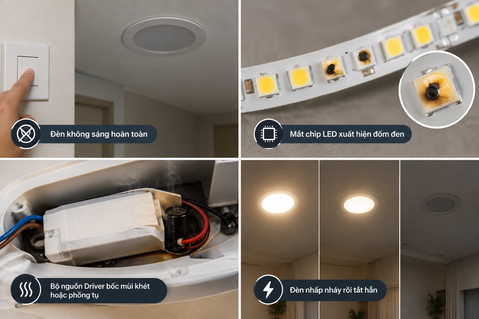 Cách Sửa Bóng Đèn LED Bị Cháy Tại Nhà An Toàn, Chi Tiết A-Z
