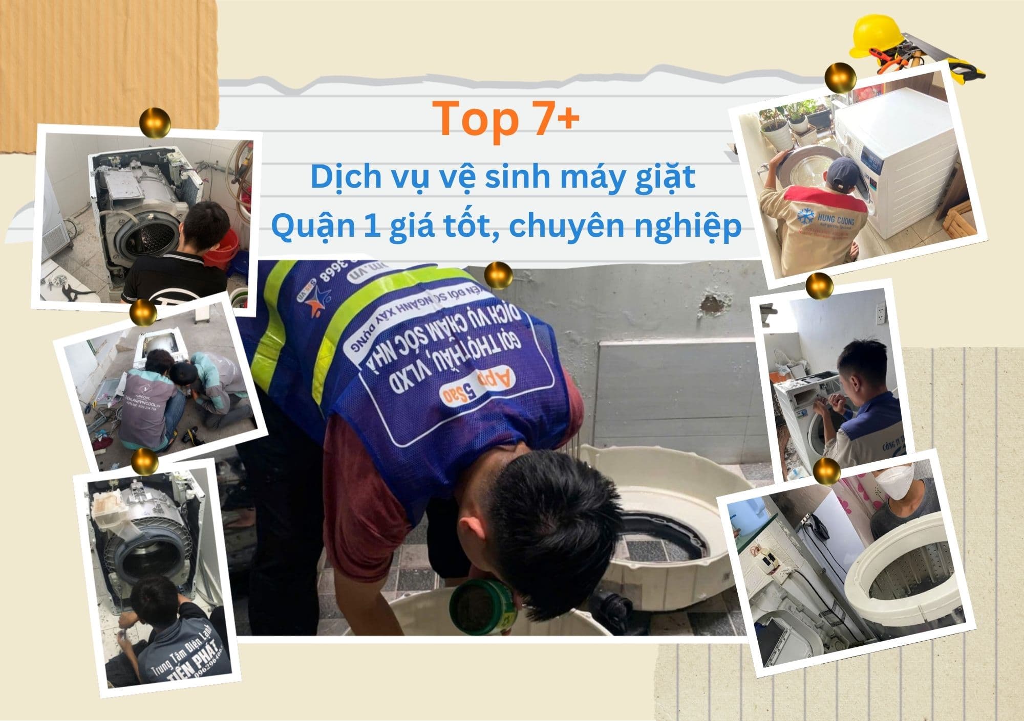 TOP 7+ Dịch Vụ Vệ Sinh Máy Giặt Quận 1 Uy Tín, Giá Tốt