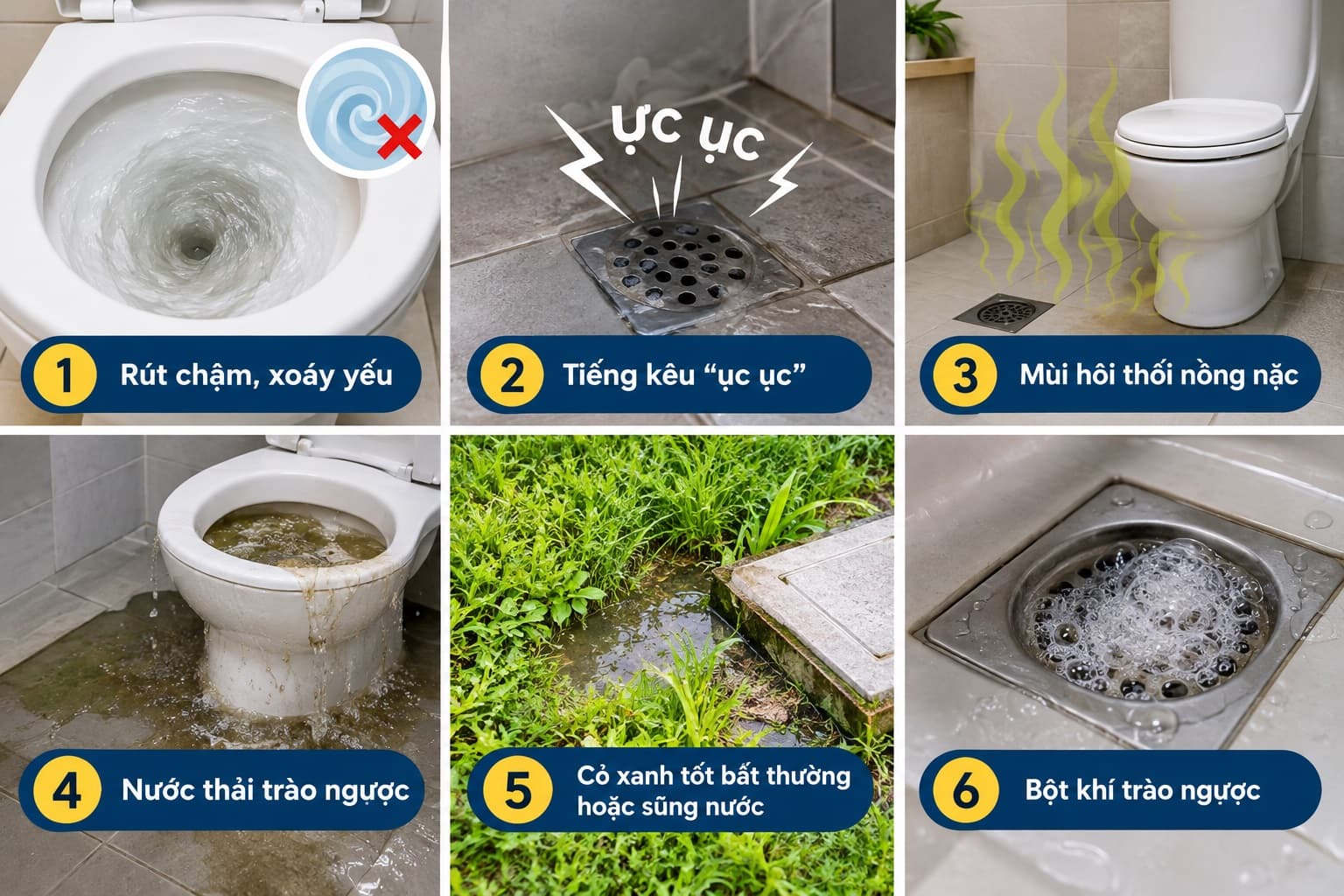 Dấu Hiệu Hầm Rút Nước Thải Bị Đầy & Cách Xử Lý Triệt Để