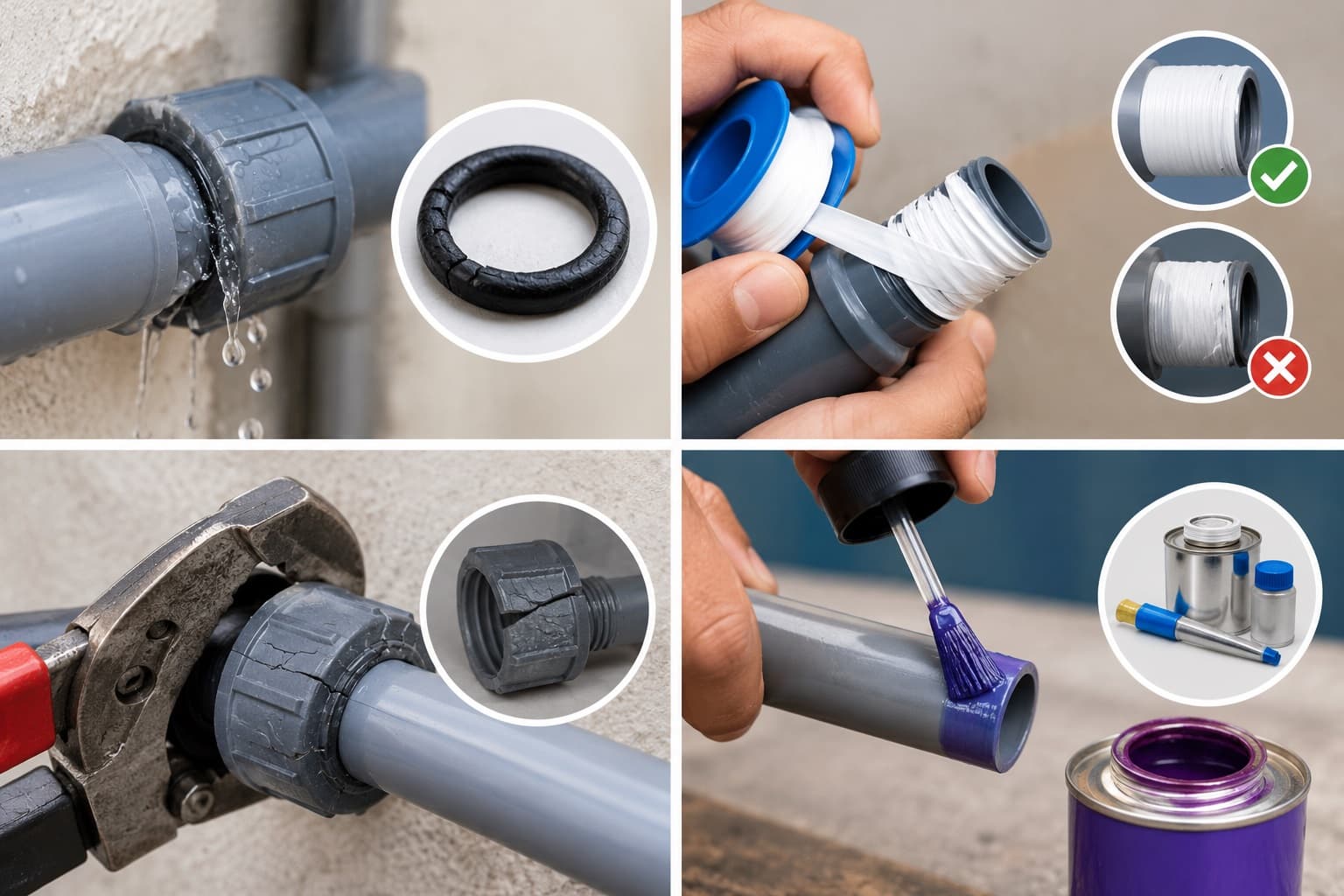Cách Khắc Phục Khớp Nối Ống Nước Bị Rò Rỉ Đơn Giản Tại Nhà