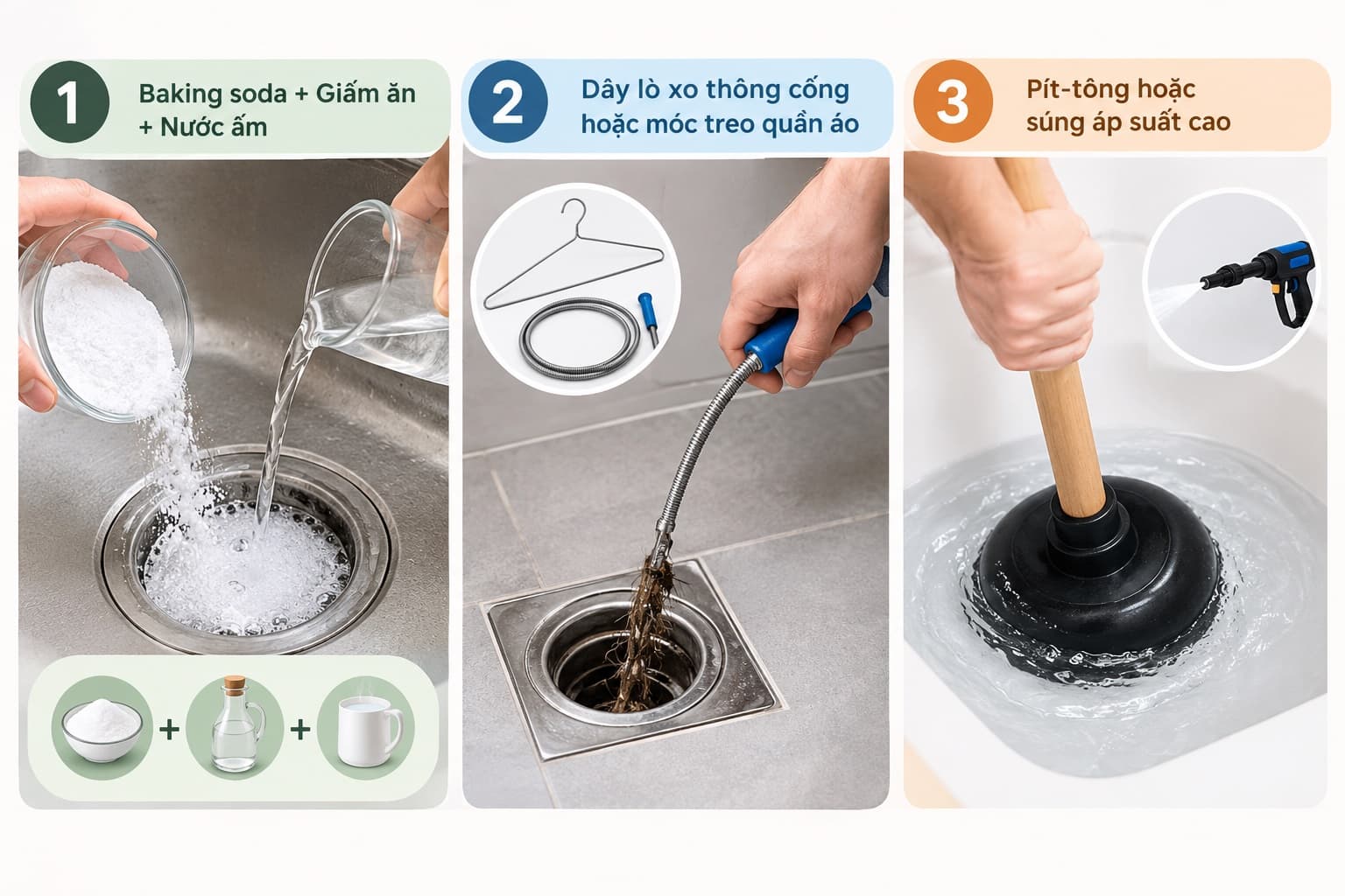 Cách Sửa Cống Thoát Nước Nghẹt, Hỏng Đơn Giản, Hiệu Quả