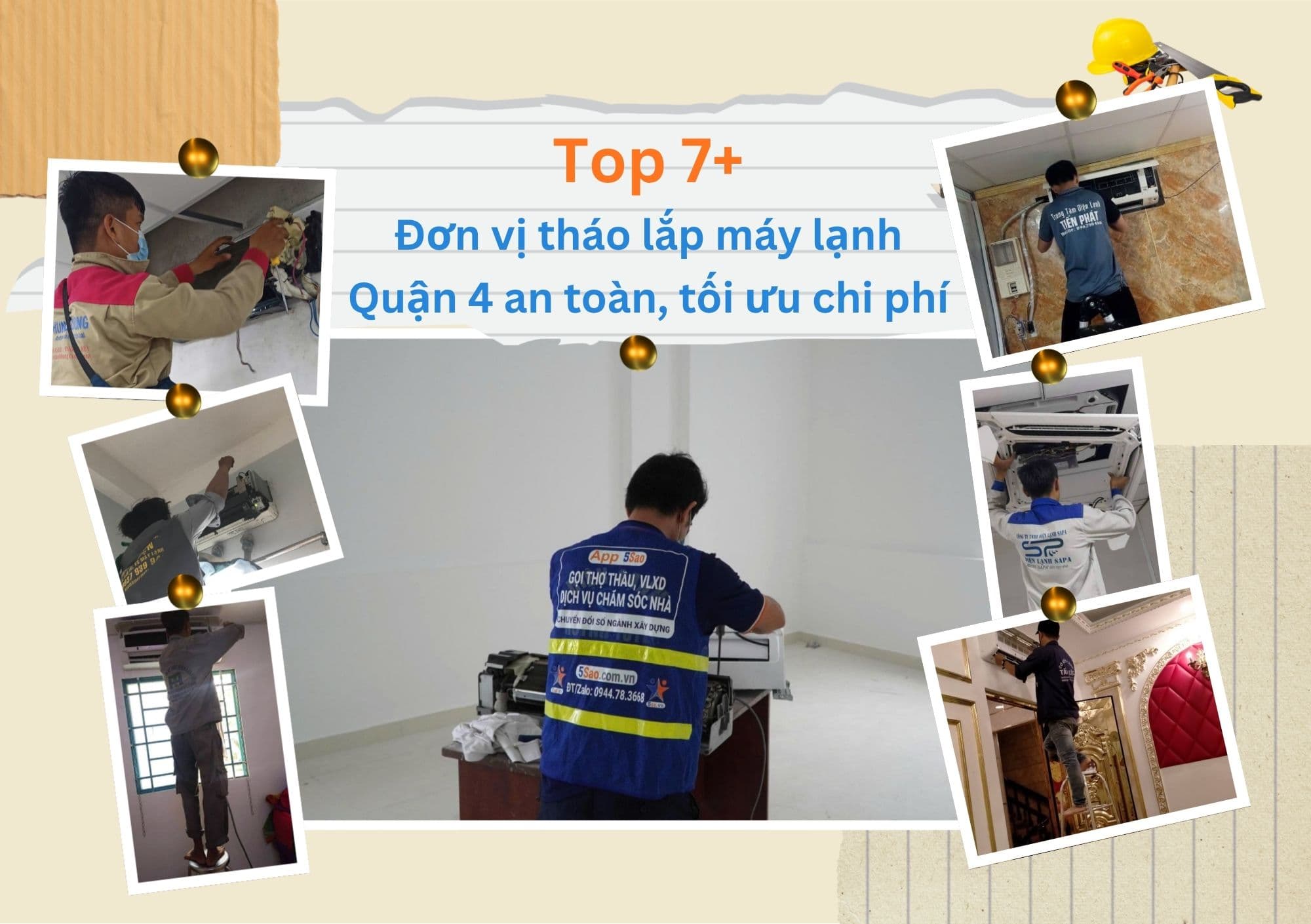 Top 7+ đơn vị tháo lắp máy lạnh Quận 4 an toàn và tối ưu chi phí