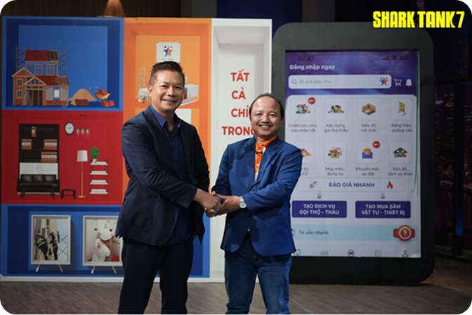 Chủ đầu tư công nhận với Shark Hưng tại Shark Tank mùa 7