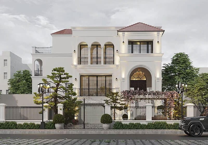 Thiết kế biệt thư tân cổ điển