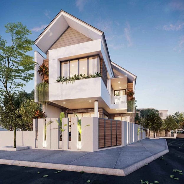Thiết kế thi công nhà phố hiện đại