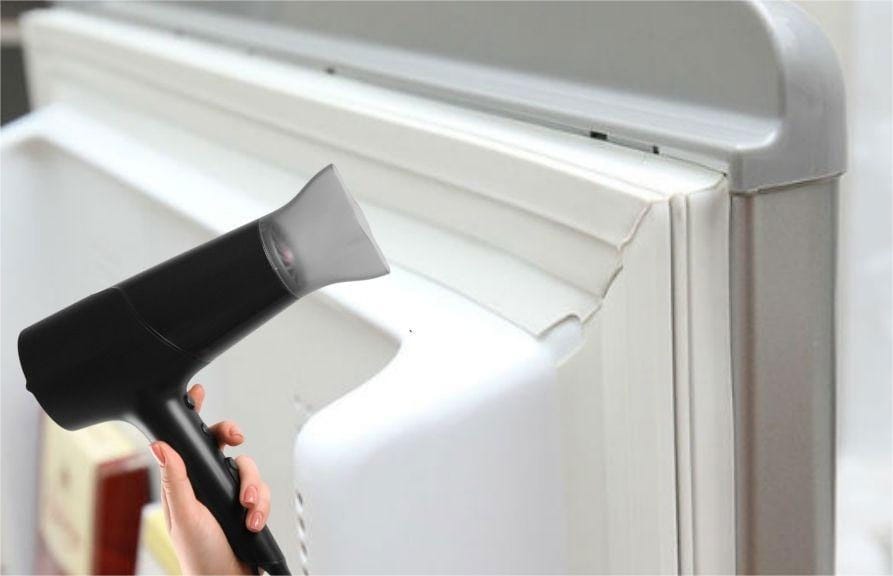 Hình 2: Viền ron cao su bị hỏng là nguyên nhân tủ lạnh không đông đá