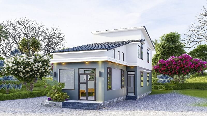 Nhà 2 Mái Nông Thôn – Giải Pháp Nhà Ở Đẹp, Tiện Nghi, Chi Phí Hợp Lý