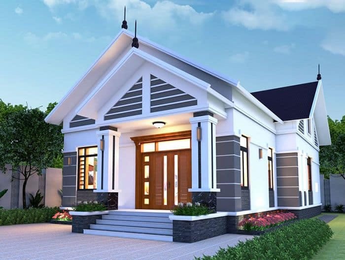 Thiết kế Nhà mái thái 1 tầng đẹp – Tối ưu công năng, chuẩn phong thủy