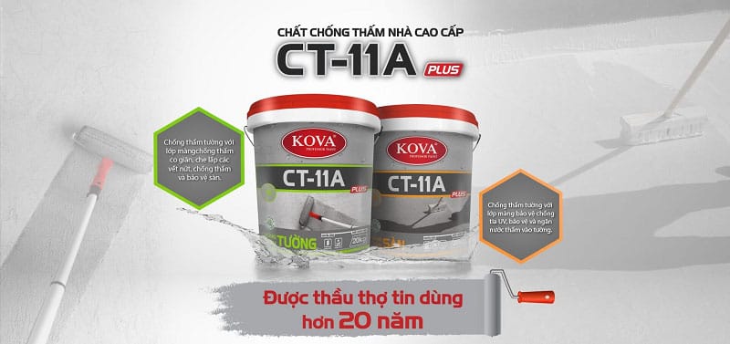 Chống thấm sàn vệ sinh bằng sơn KOVA