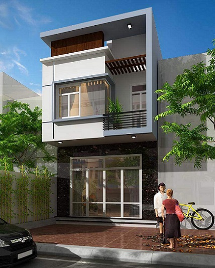Nhà kiểu hiện đại phù hợp đô thị mới