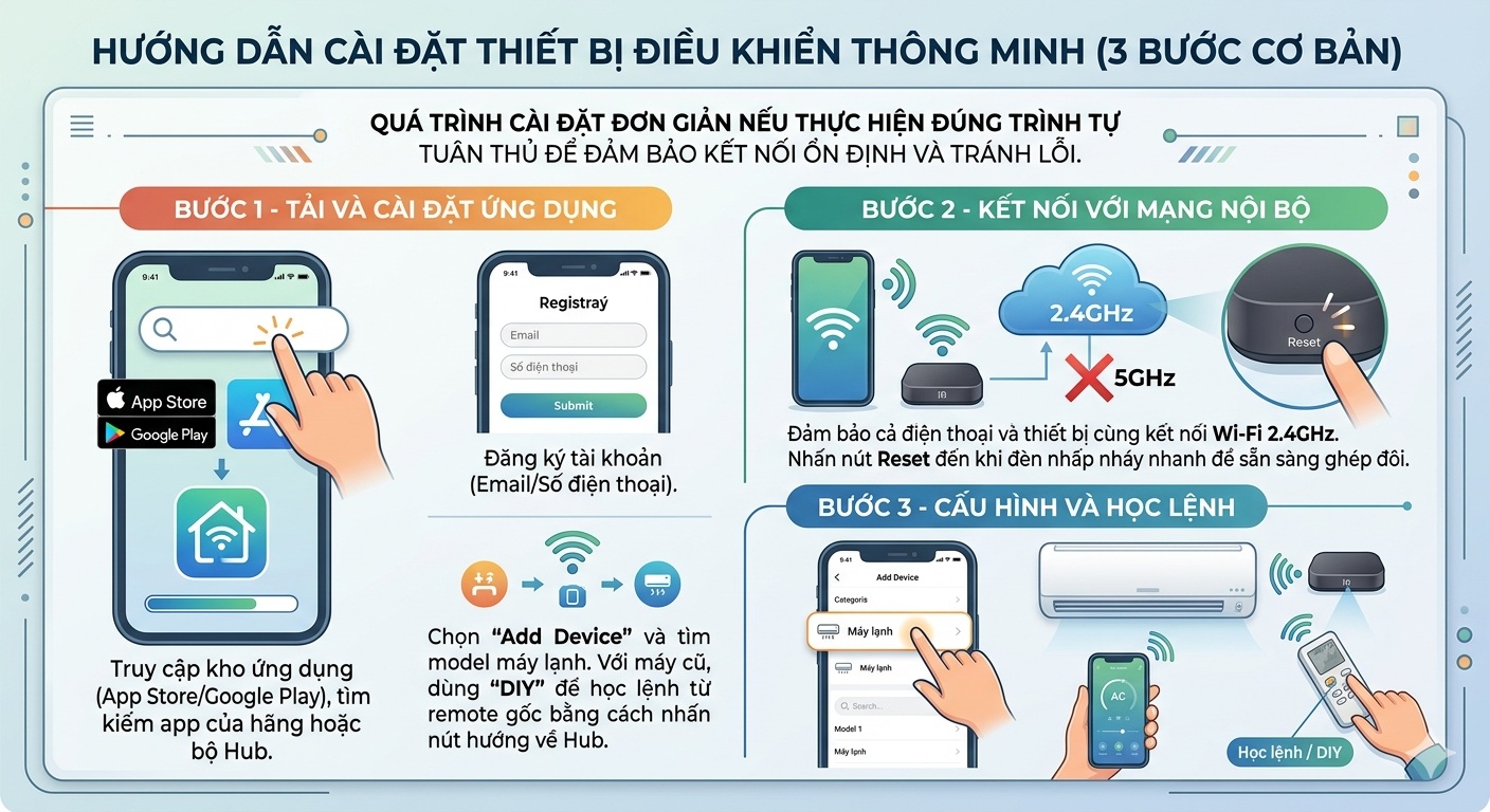 Hướng dẫn chi tiết cách cài đặt (Từng bước)