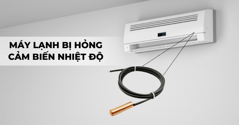 Hỏng cảm biến dàn lạnh gây lỗi e3 điều hòa Casper