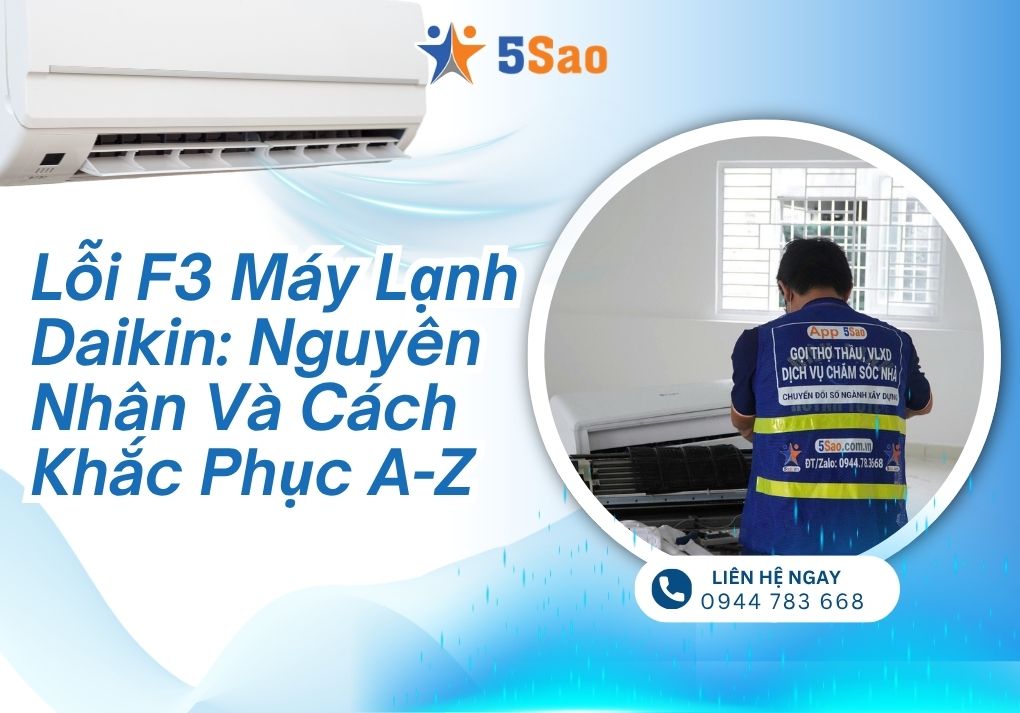 Lỗi F3 Máy Lạnh Daikin: Nguyên Nhân Và Cách Khắc Phục A-Z