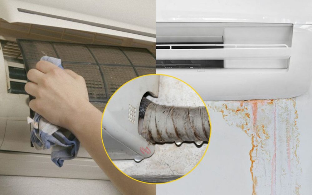 Máy lạnh bị chảy nước phải làm sao