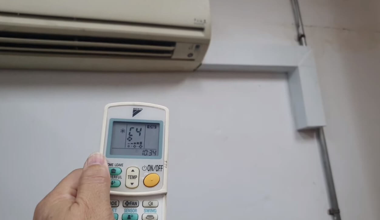 Lỗi C4 máy lạnh Daikin là gì